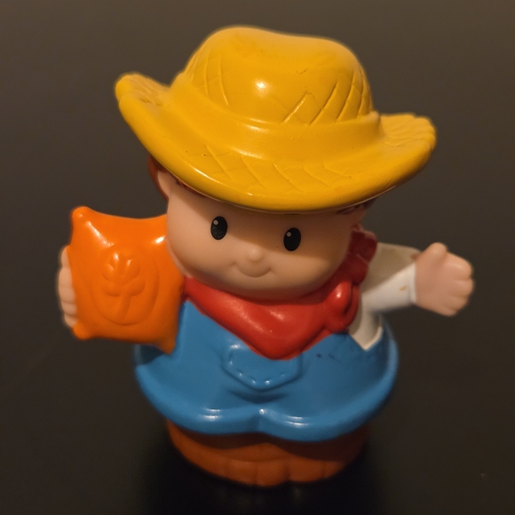 Fisher-Price Other - Little People Eddie Farmer Holding A Sack
